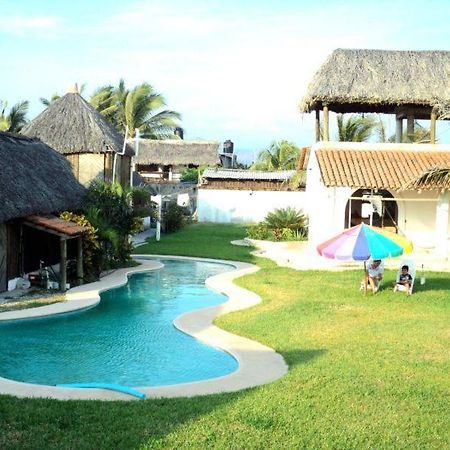 Cabanas Pie De La Cuesta Hotell Coyuca Rum bild